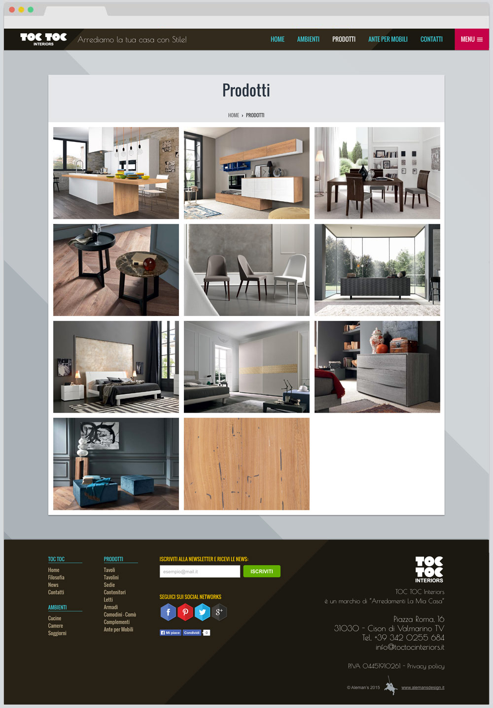 Progetto Toc Toc Interiors